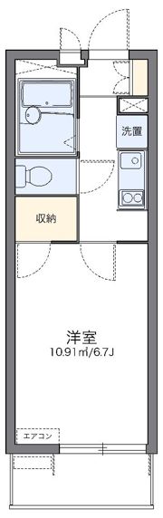 レオパレスエスト砂町の間取り画像