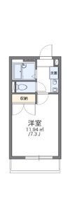 レオパレス西水元Ⅱの間取り画像