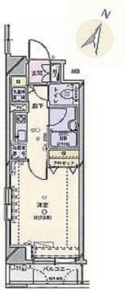 シンシア日本橋新川の間取り画像