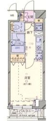 シンシア日本橋新川の間取り画像