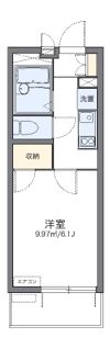 レオパレスラッキーの間取り画像