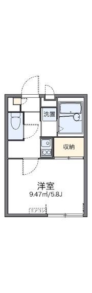レオパレス小日向の間取り画像