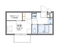 レオパレスクロスウィステリアの間取り画像