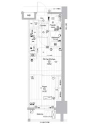 PREMIUM CUBE 亀戸の間取り画像