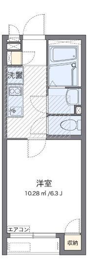 ミランダ曳六の間取り画像