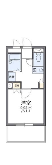 レオパレスMIWAの間取り画像