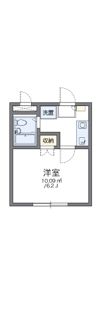 レオパレスキュービクル浅草橋の間取り画像