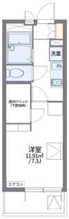 レオパレスミ ルガールの間取り画像