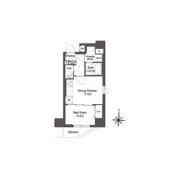 コンフォリア南千住の間取り画像