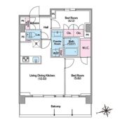コンフォリア東新宿ステーションフロントの間取り画像