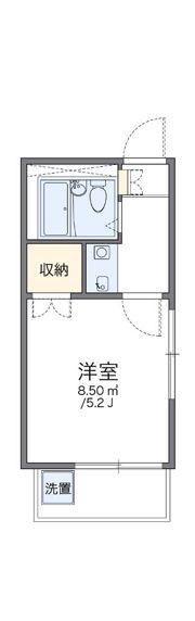レオパレス白山第4の間取り画像