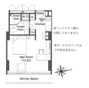 ウエリスアーバン品川タワーの間取り画像