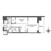 コンフォリア東新宿の間取り画像