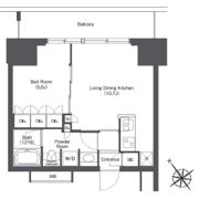 東京ポートシティ竹芝 レジデンスタワーの間取り画像