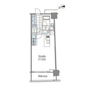 コンフォリア新宿イーストサイドタワーの間取り画像