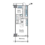 コンフォリア新宿イーストサイドタワーの間取り画像