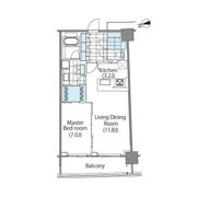 コンフォリア新宿イーストサイドタワーの間取り画像