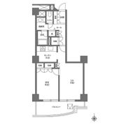 文京グリーンコートビュータワー本駒込の間取り画像