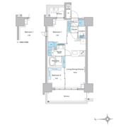 ルフォンプログレ門前仲町プレミアの間取り画像