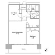 プラザタワー勝どきの間取り画像