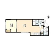 ウェルスクエアイズム都立大学の間取り画像