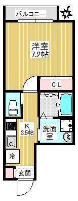 フラット221Bの間取り画像