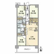 リーフィアレジデンス杉並井草森公園の間取り画像