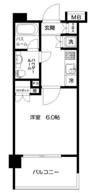 日神デュオステージ新宿中落合の間取り画像