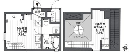 CRASO用賀ELLの間取り画像