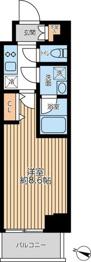 GRAN PASEO日本橋三越前の間取り画像