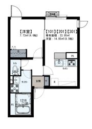 IXO南台の間取り画像