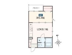 MELDIA新宿の間取り画像