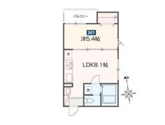 MELDIA新宿の間取り画像
