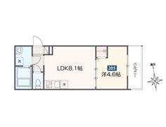 MELDIA新宿の間取り画像