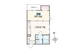MELDIA新宿の間取り画像