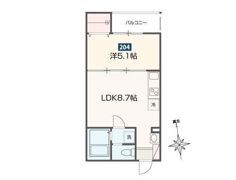 MELDIA新宿の間取り画像
