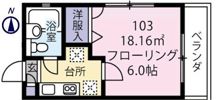 ジュネス自由通りの間取り画像