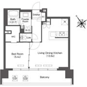 コンフォリア芝浦MOKUの間取り画像