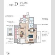 S-RESIDENCE日本橋馬喰町Aereの間取り画像