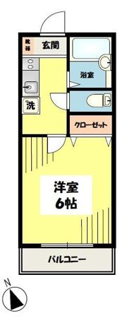 キャッスルタツミの間取り画像