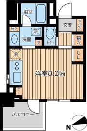 CITY SPIRE 芝公園の間取り画像