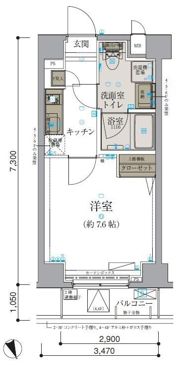 リヴシティ本郷の間取り画像