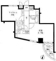 メインステージ西麻布Ⅱの間取り画像