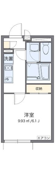 クレイノエフォートの間取り画像