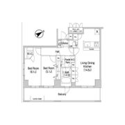 コンフォリア田町の間取り画像