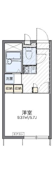 レオパレスアマランサスの間取り画像