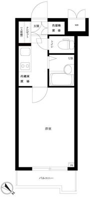 ルーブル恵比寿サウスガーデンの間取り画像
