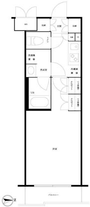 ルーブル三軒茶屋伍番館の間取り画像