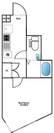 アンベリール東高円寺の間取り画像