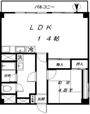 ブルンネン中野の間取り画像